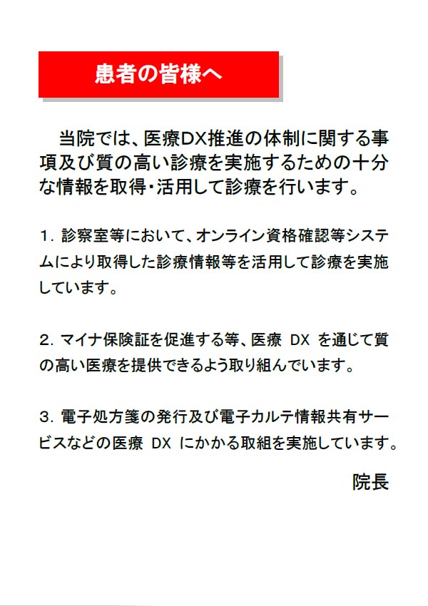 医療DX推進体制整備加算